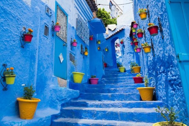 Chefchaouen stairway