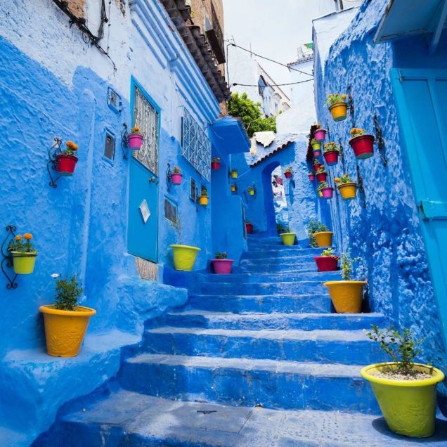Chefchaouen stairway